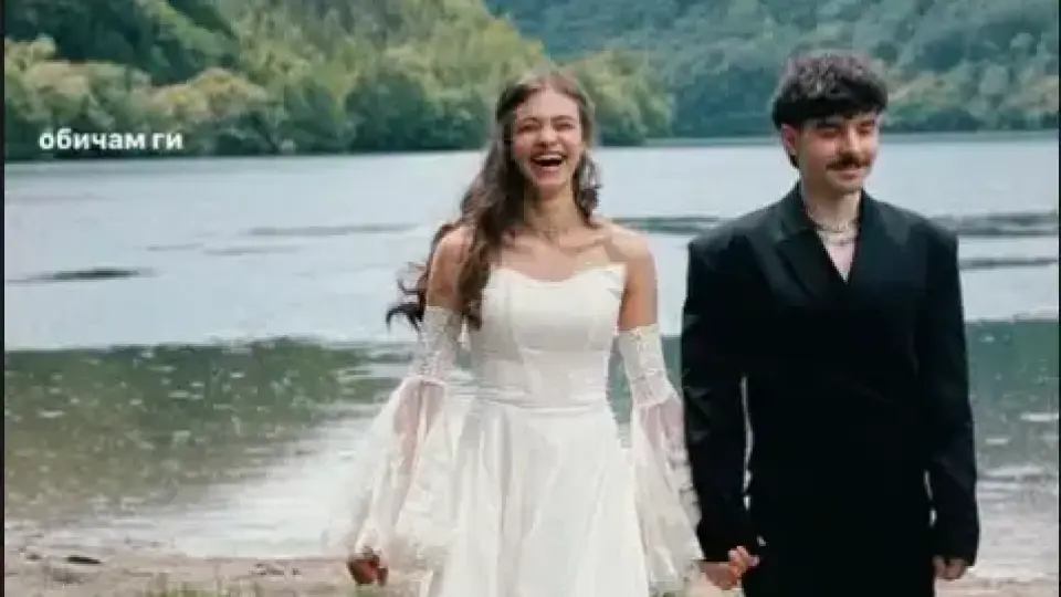 Юли от "Молец" се венча за актрисата Кремена Деянова