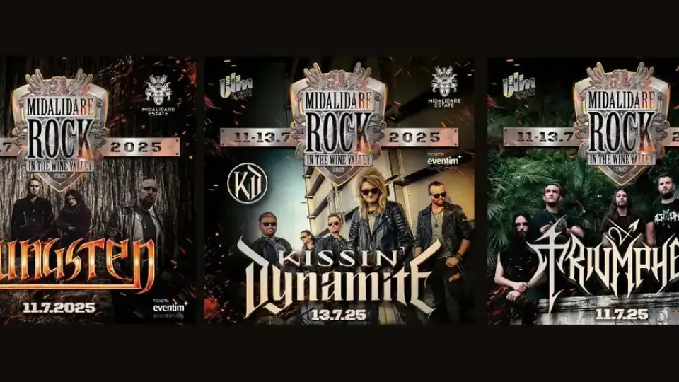 Kissin' Dynamite, Tungsten и Triumpher за първи път в България на Midalidare Rock