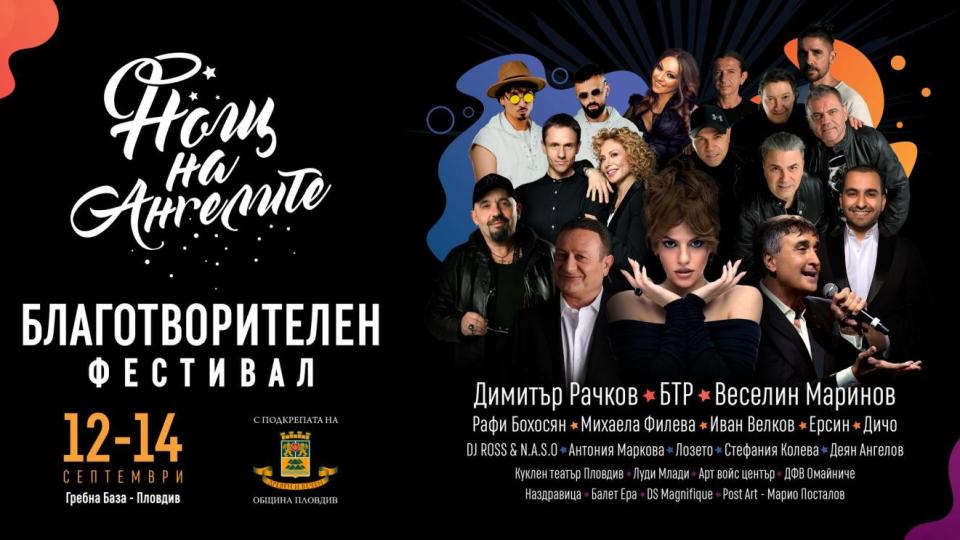 Благотворителният фестивал „Нощ на ангелите“ събра над 266 000 лв.