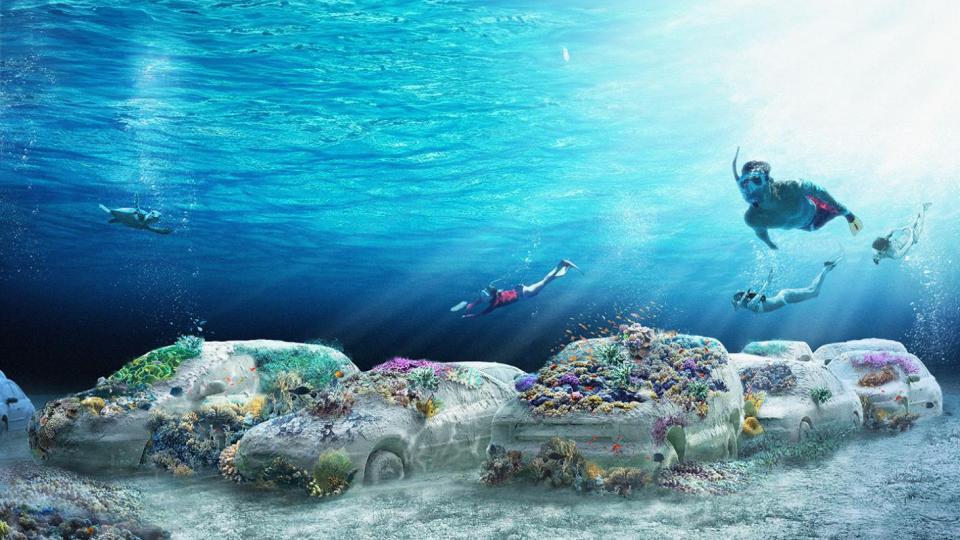 Подводен парк в Маями обединява изкуството и науката