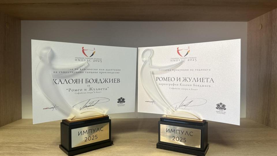 „Ромео и Жулиета” на Софийската опера е най-добрата танцова продукция за 2025 г.