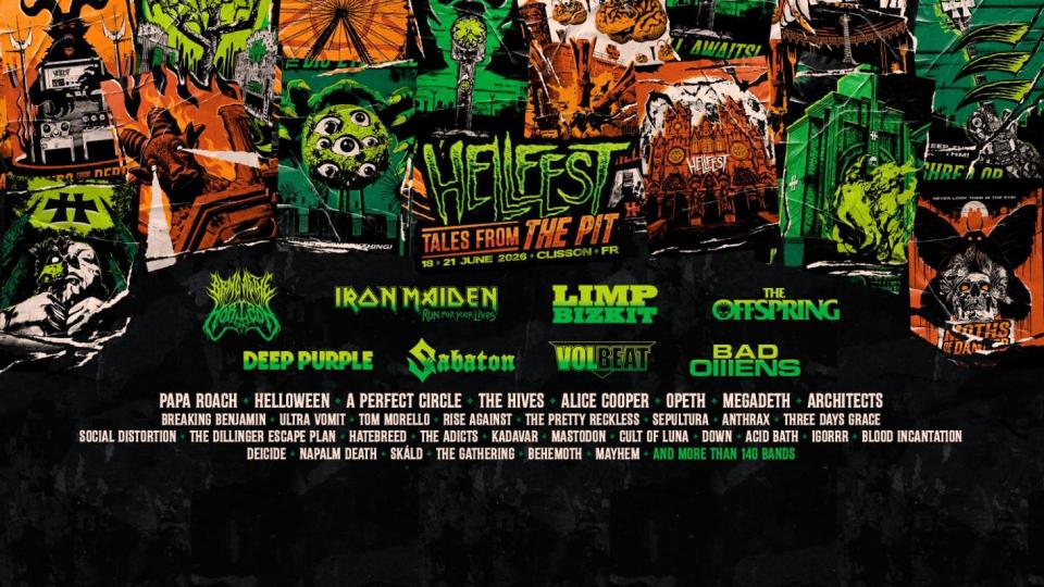 Iron Maiden, Deep Purple, Limp Bizkit и Bring Me the Horizon ще разтърсят сцената на Hellfest 2026