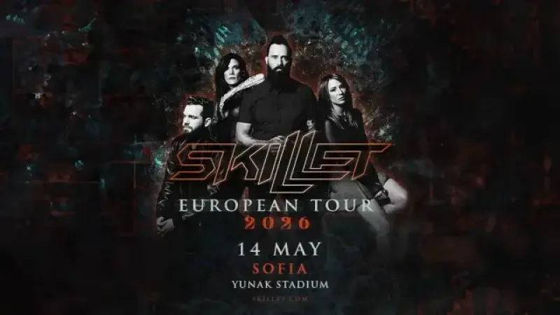 Kонцертът на Skillet в София се мести на нова локация