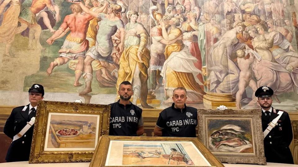 Италианската полиция откри откраднати карти на Реноар, Матис и Сезан